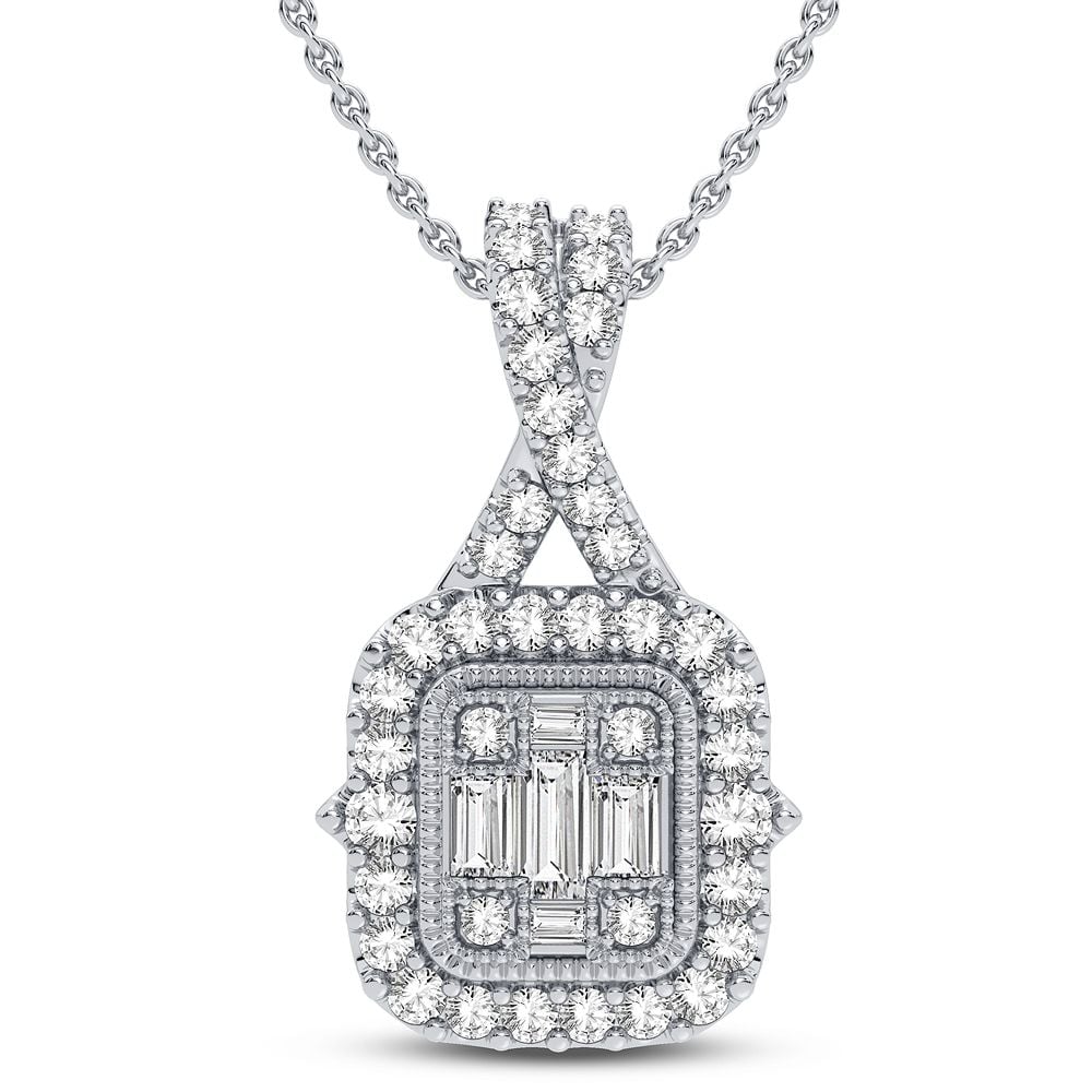 14K 0.33CT Diamond Pendant