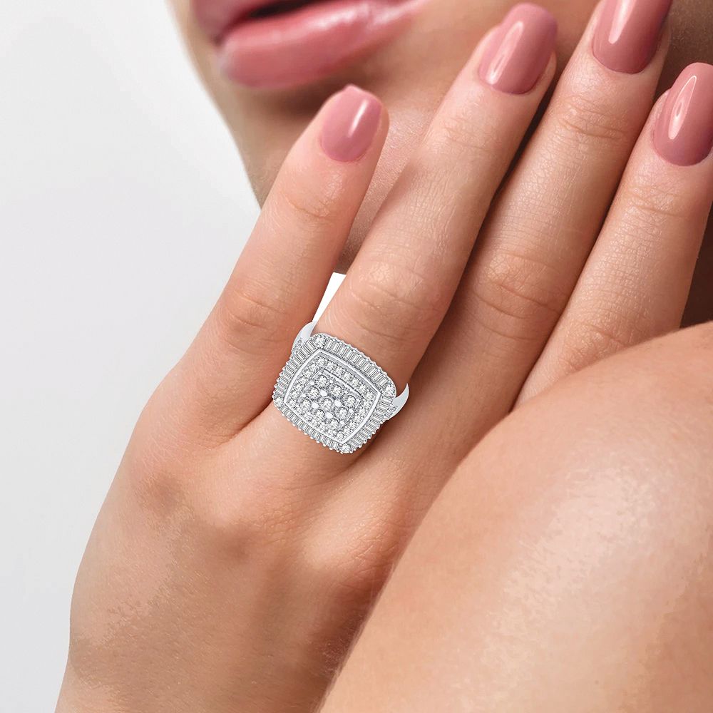 10K 1.00CT Diamond Ring