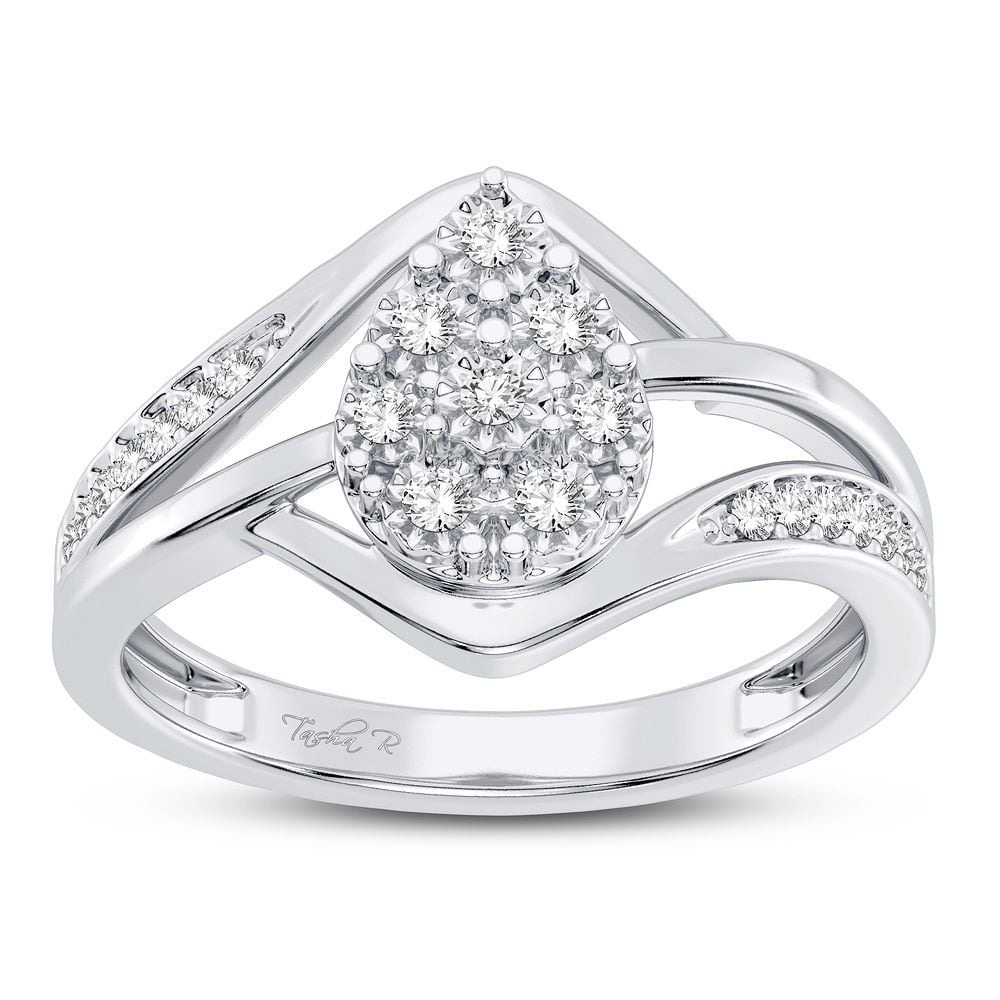 10K 0.10CT Diamond Ring