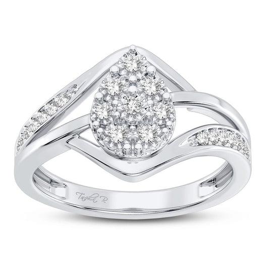 10K 0.10CT Diamond Ring