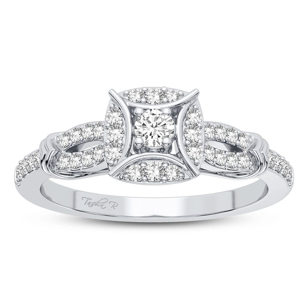 10K 0.25CT Diamond Ring