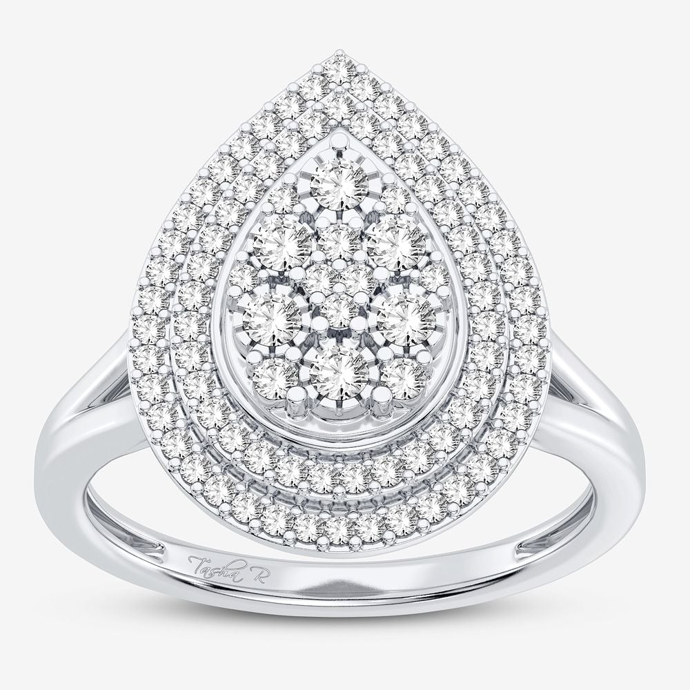 10K 0.27CT Diamond Ring