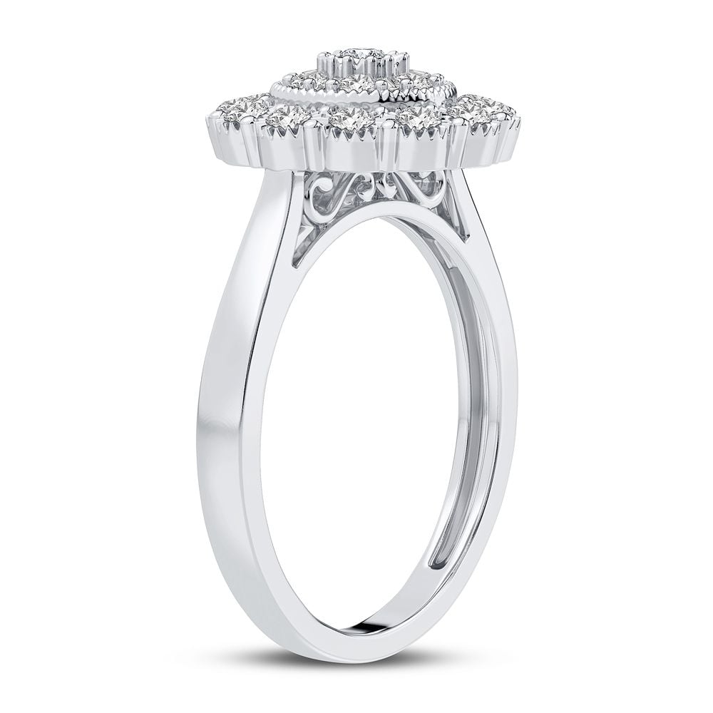 10K 0.28CT Diamond Ring
