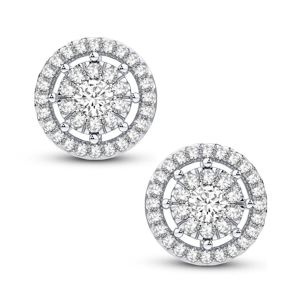 14K 1.00CT Diamond Earring