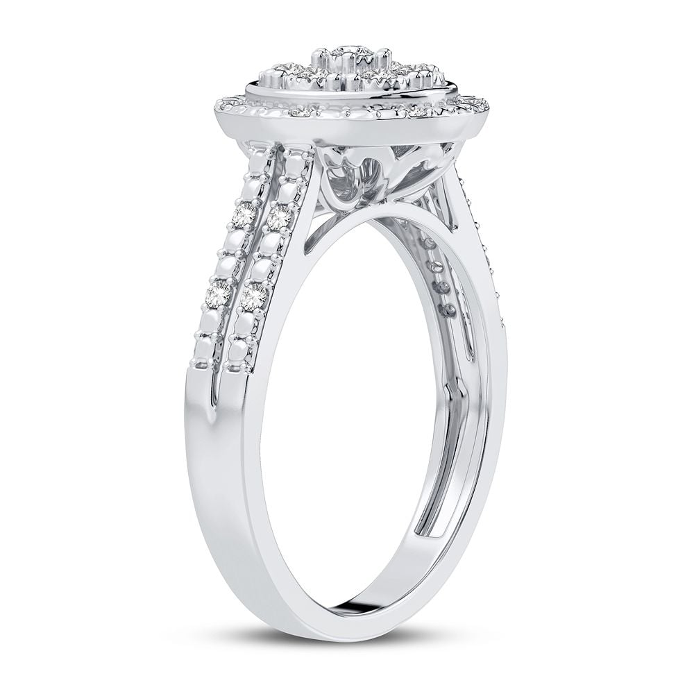 10K 0.10CT Diamond Ring