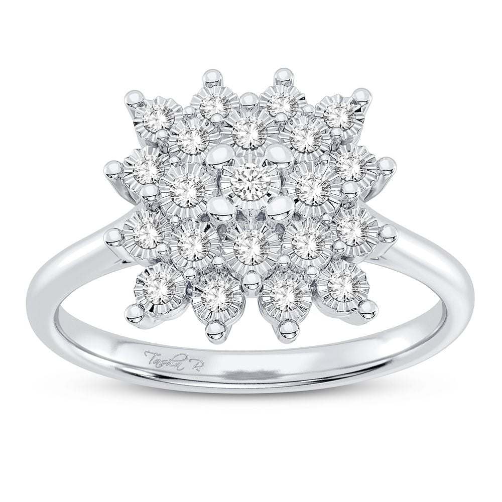 10K 0.17CT Diamond Ring