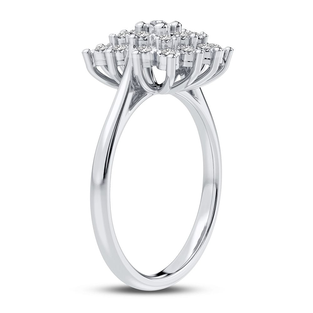 10K 0.17CT Diamond Ring