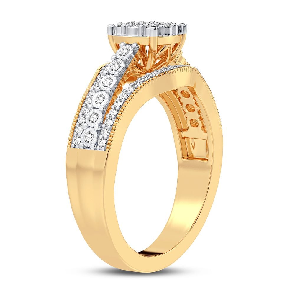 10K 0.20CT Diamond Ring