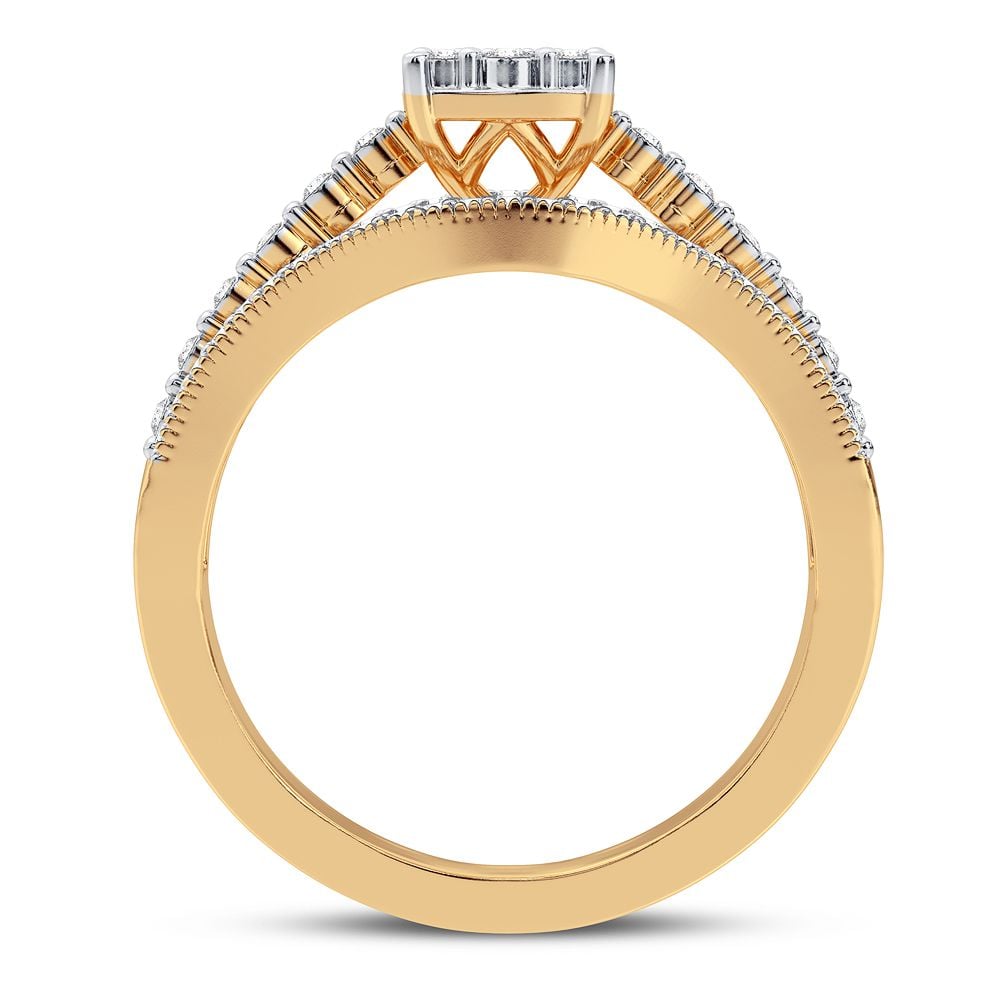 10K 0.20CT Diamond Ring