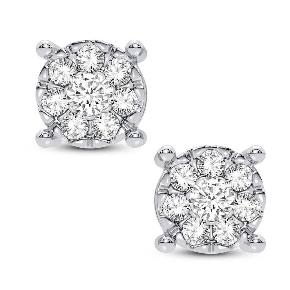 10K 0.75CT Diamond Earring