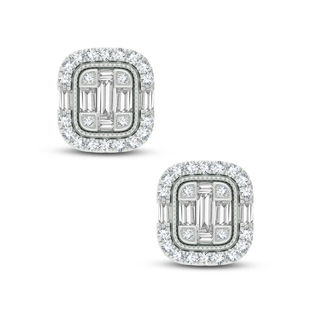 10K 0.42CT Diamond Earring