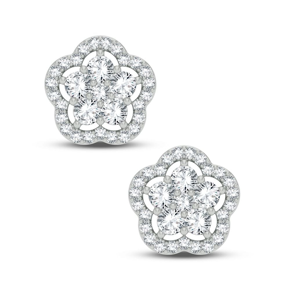 14K 2.00CT Diamond Earring