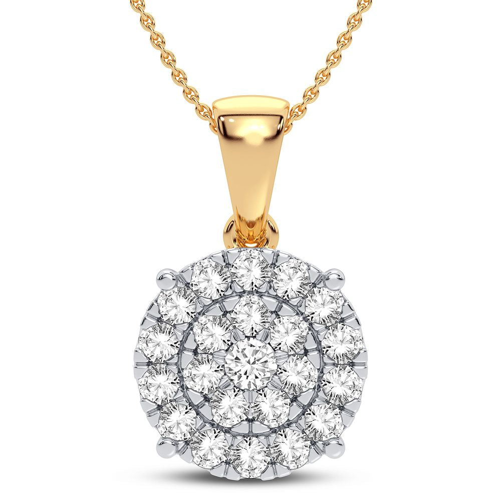 10K 1.00CT Diamond Pendant