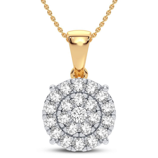 10K 1.00CT Diamond Pendant