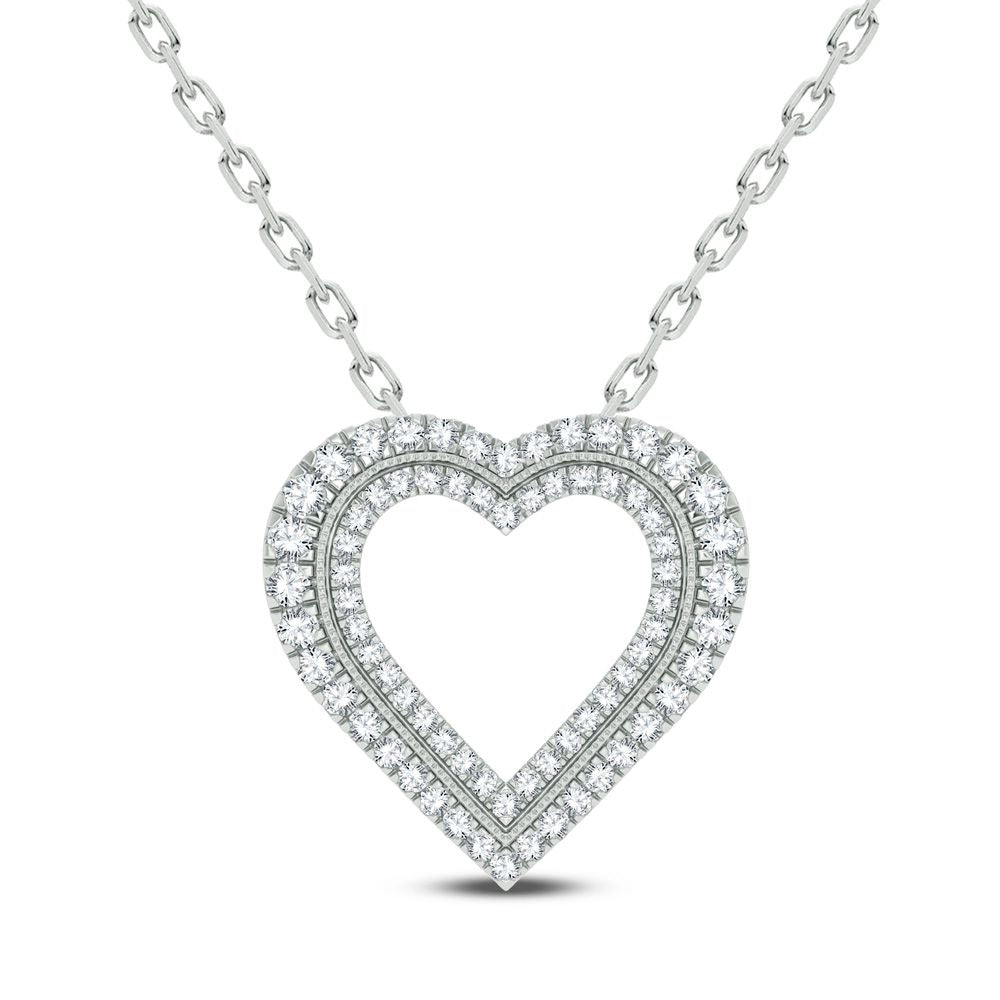 10K 0.75CT Diamond Pendant