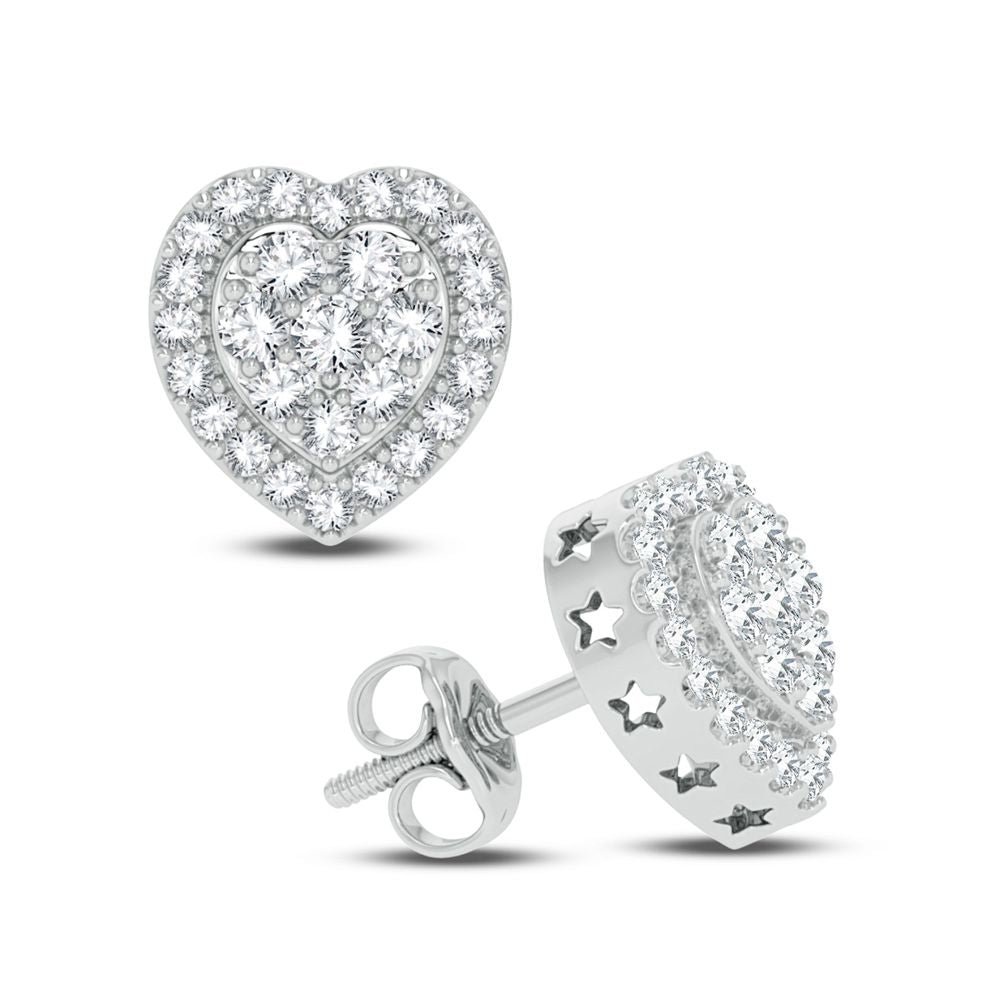 10K 0.75CT Diamond Earring