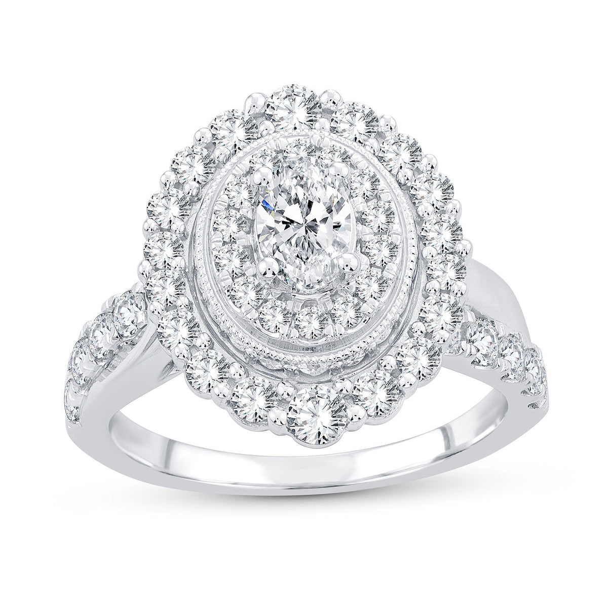 14K 1.50CT Fancy Cut Diamond Ring