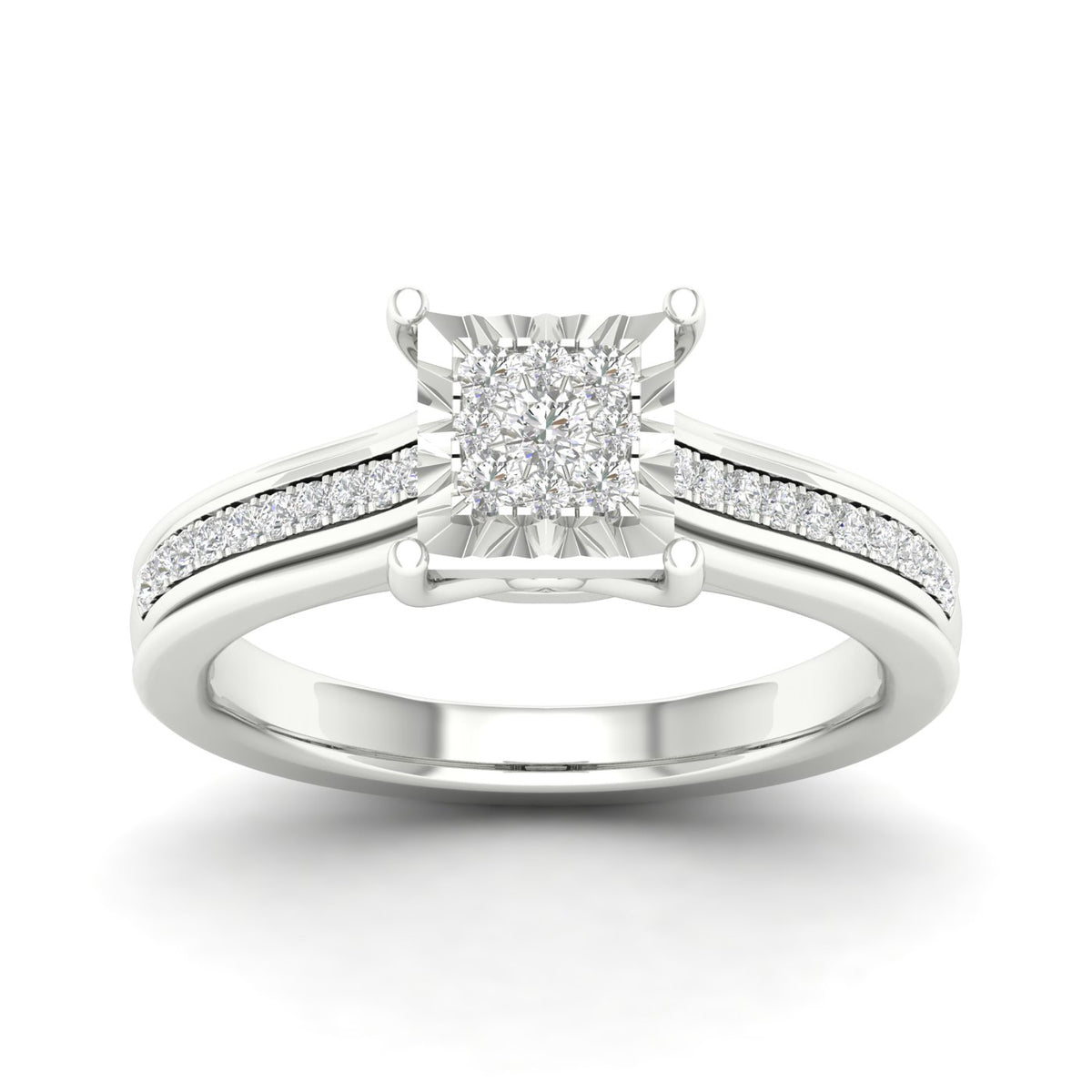 10K 0.25CT Diamond Ring
