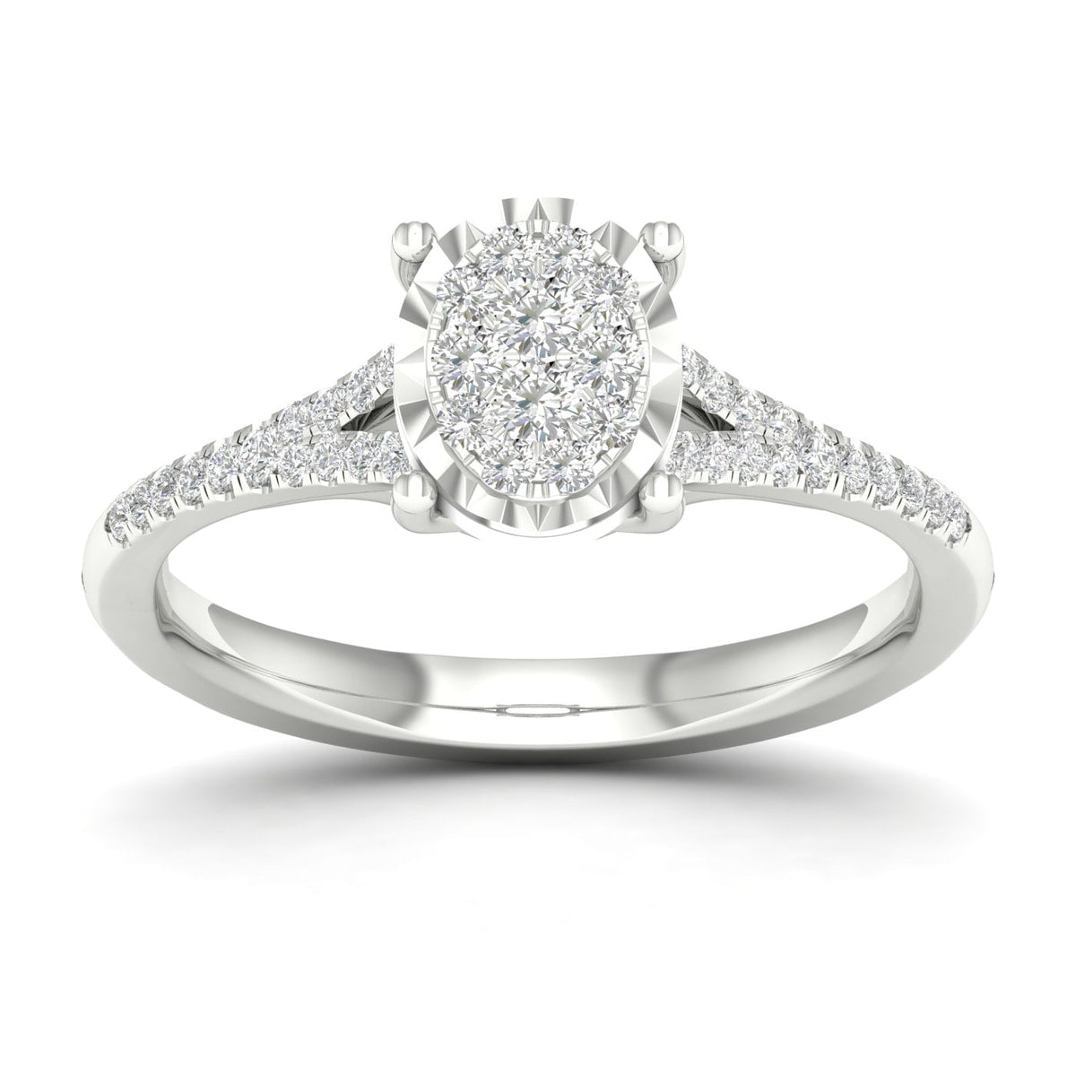10K 0.25CT Diamond Ring