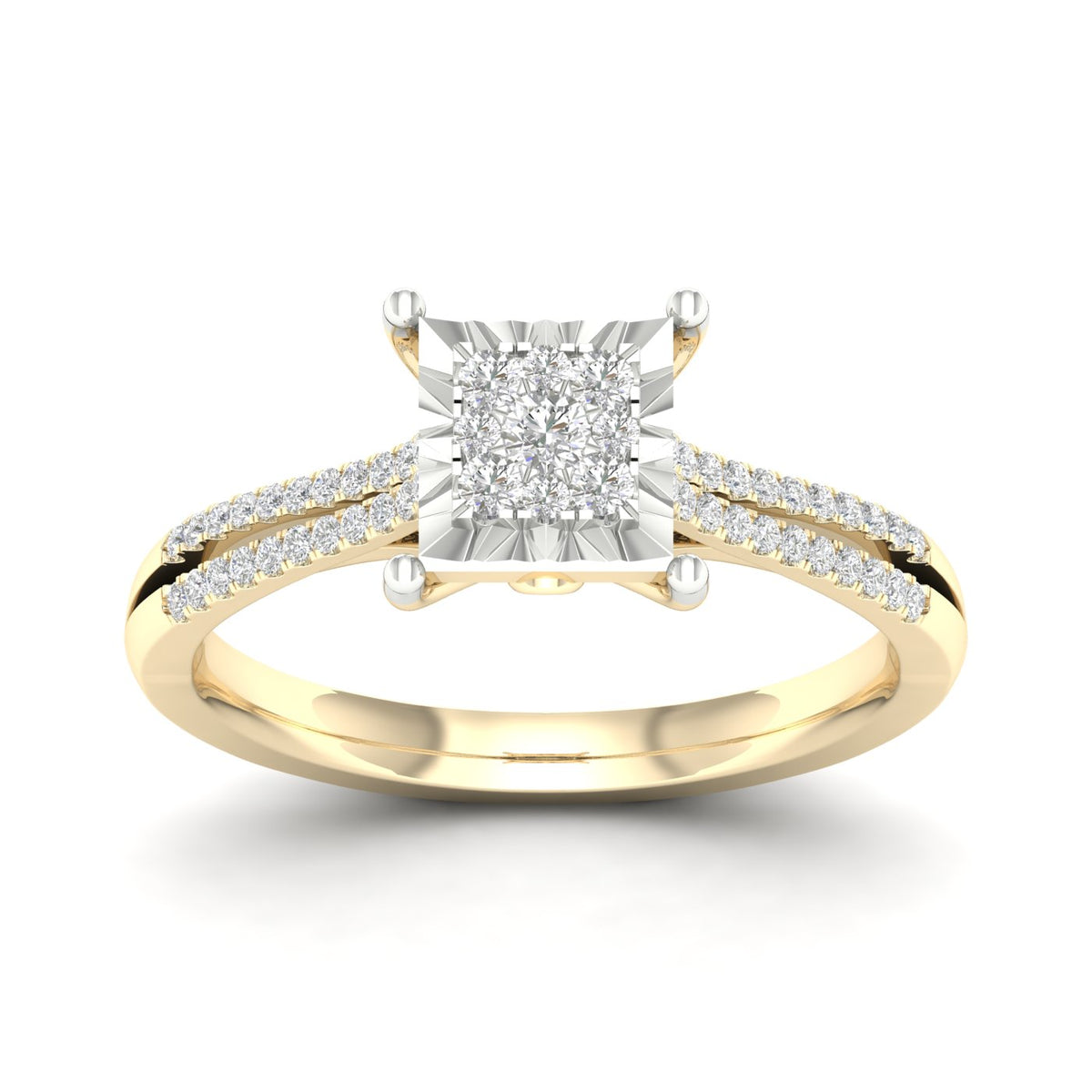 10K 0.25CT Diamond Ring