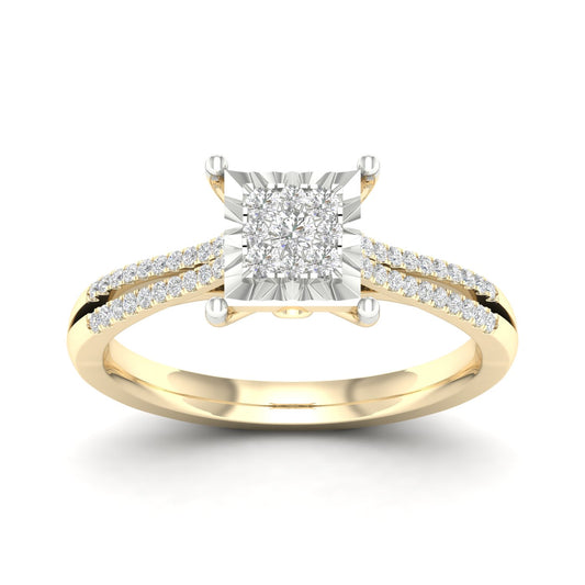 10K 0.25CT Diamond Ring