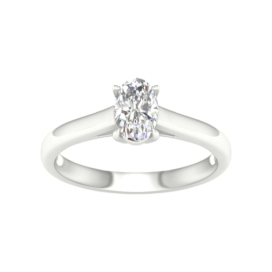 14K 0.75CT Certified Lab Grown Diamond Ring ( Igi Certified )