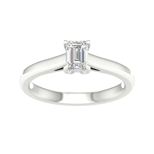 14K 0.50CT Certified Lab Grown Diamond Ring ( Igi Certified )