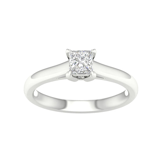 14K 0.50CT Certified Lab Grown Diamond Ring ( Igi Certified )
