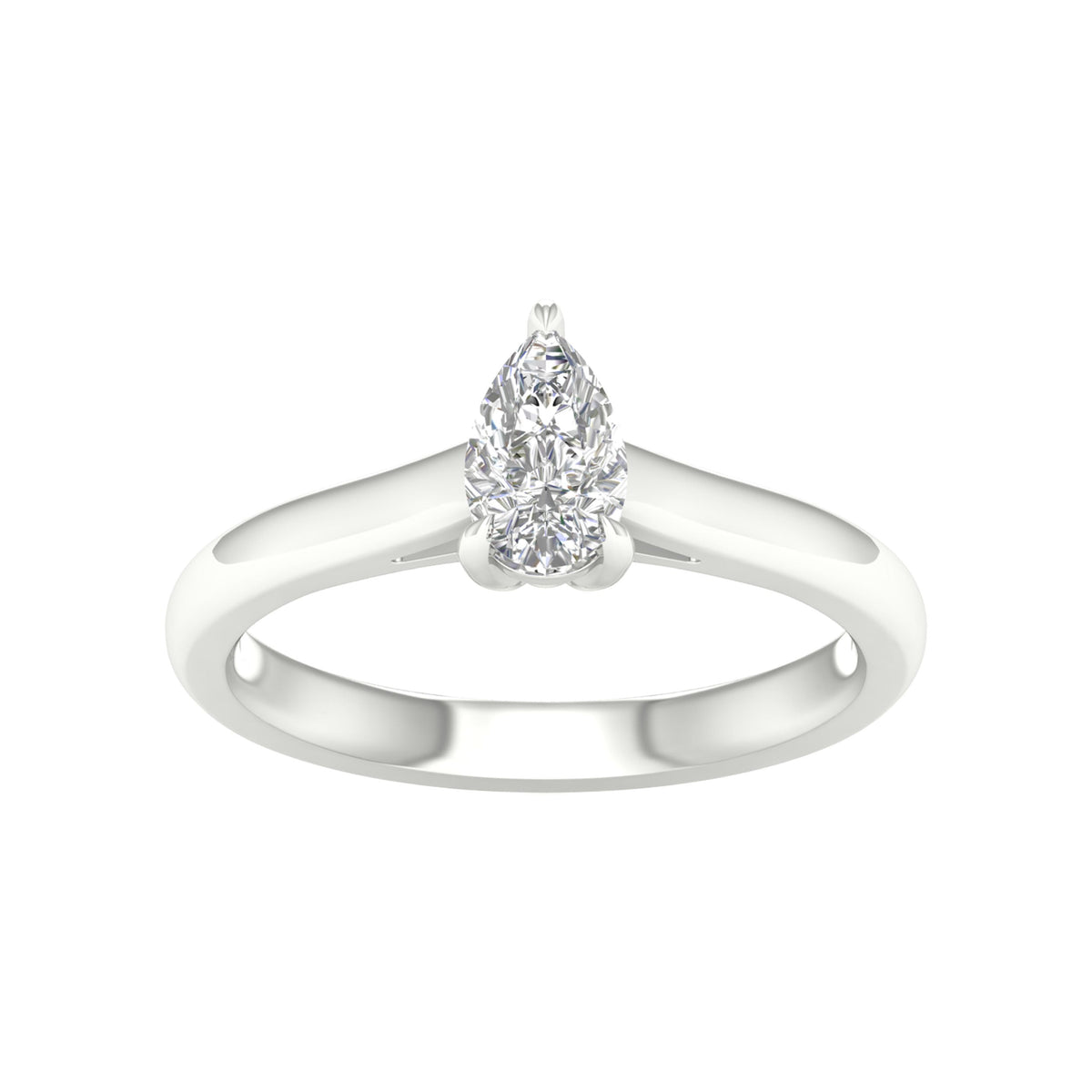 14K 0.50CT Certified Lab Grown Diamond Ring ( Igi Certified )