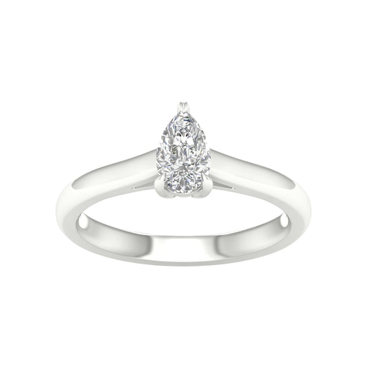 14K 0.50CT Certified Lab Grown Diamond Ring ( Igi Certified )