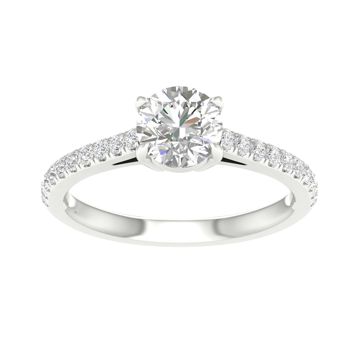 14K 1.25CT Certified Lab Grown Diamond Ring ( Igi Certified )