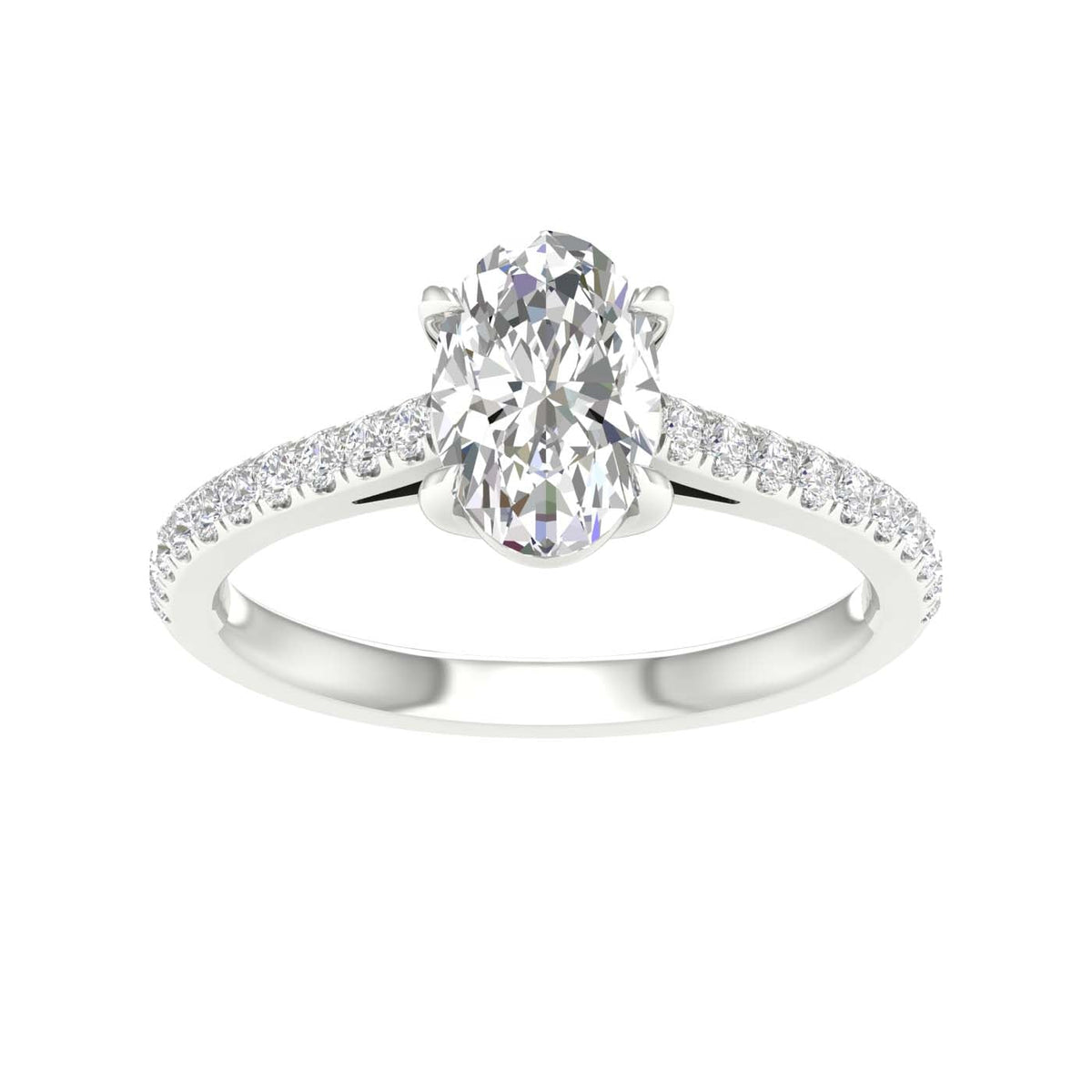 14K 1.25CT Certified Lab Grown Diamond Ring ( Igi Certified )