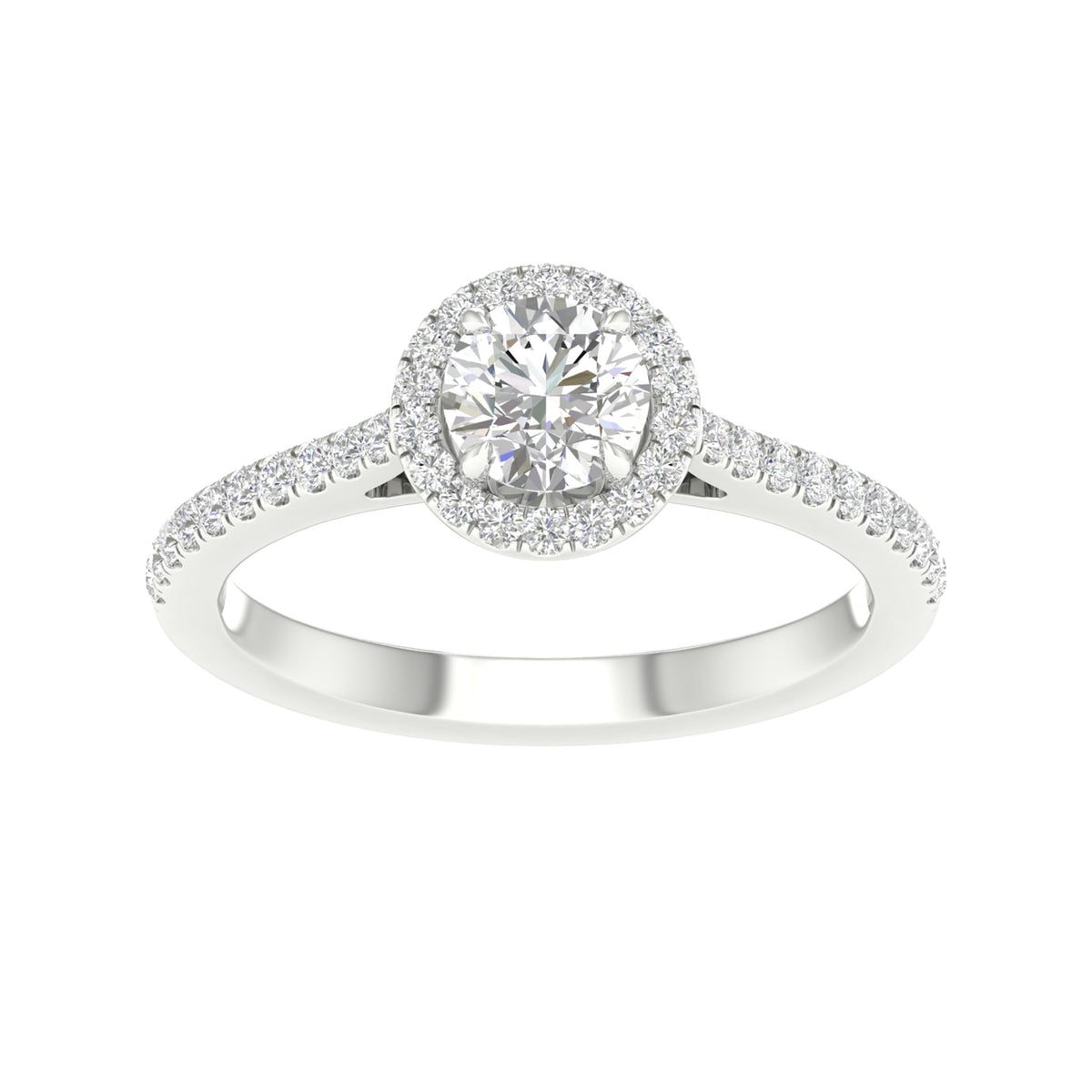 14K 1.00CT Certified Lab Grown Diamond Ring ( Igi Certified )