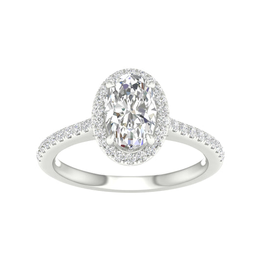 14K 1.75CT Certified Lab Grown Diamond Ring ( Igi Certified )