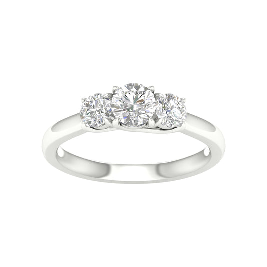14K 1.00CT Certified Lab Grown Diamond Ring ( Igi Certified )