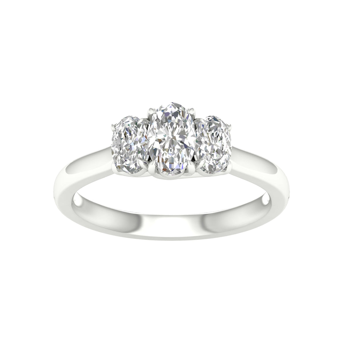 14K 1.00CT Certified Lab Grown Diamond Ring ( Igi Certified )
