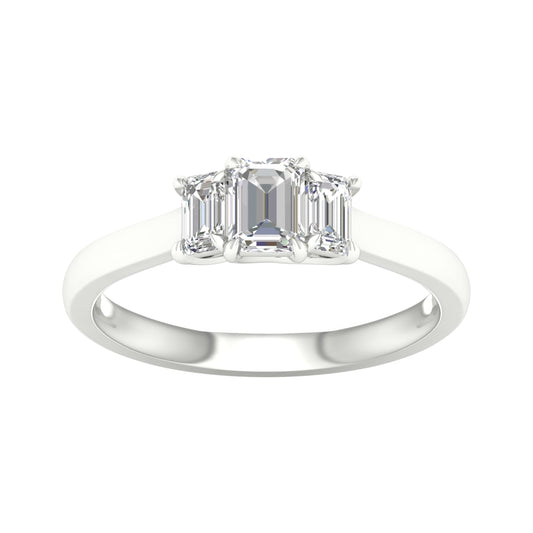 14K 1.00CT Certified Lab Grown Diamond Ring ( Igi Certified )