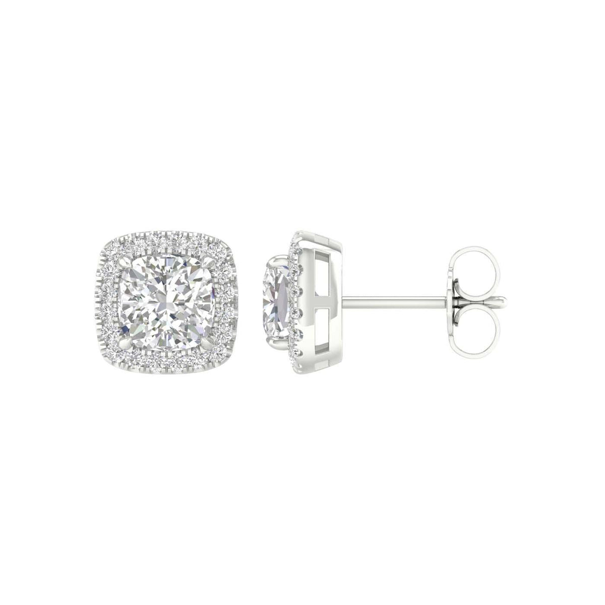 14K 2.25CT Certified Lab Grown Diamond Earrings