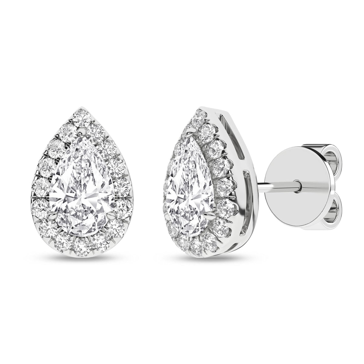 14K 2.25CT Certified Lab Grown Diamond Earrings