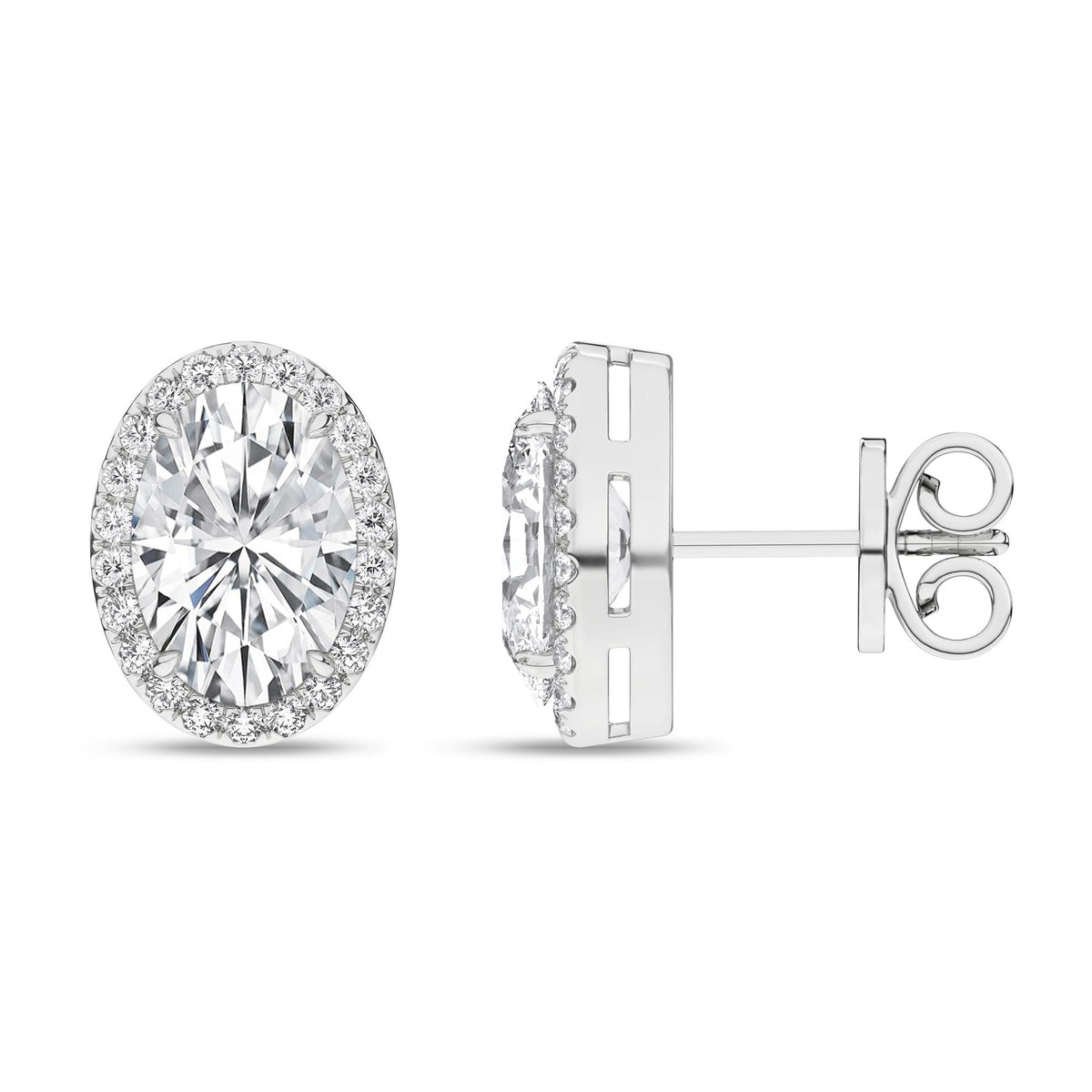 14K 2.25CT Certified Lab Grown Diamond Earrings