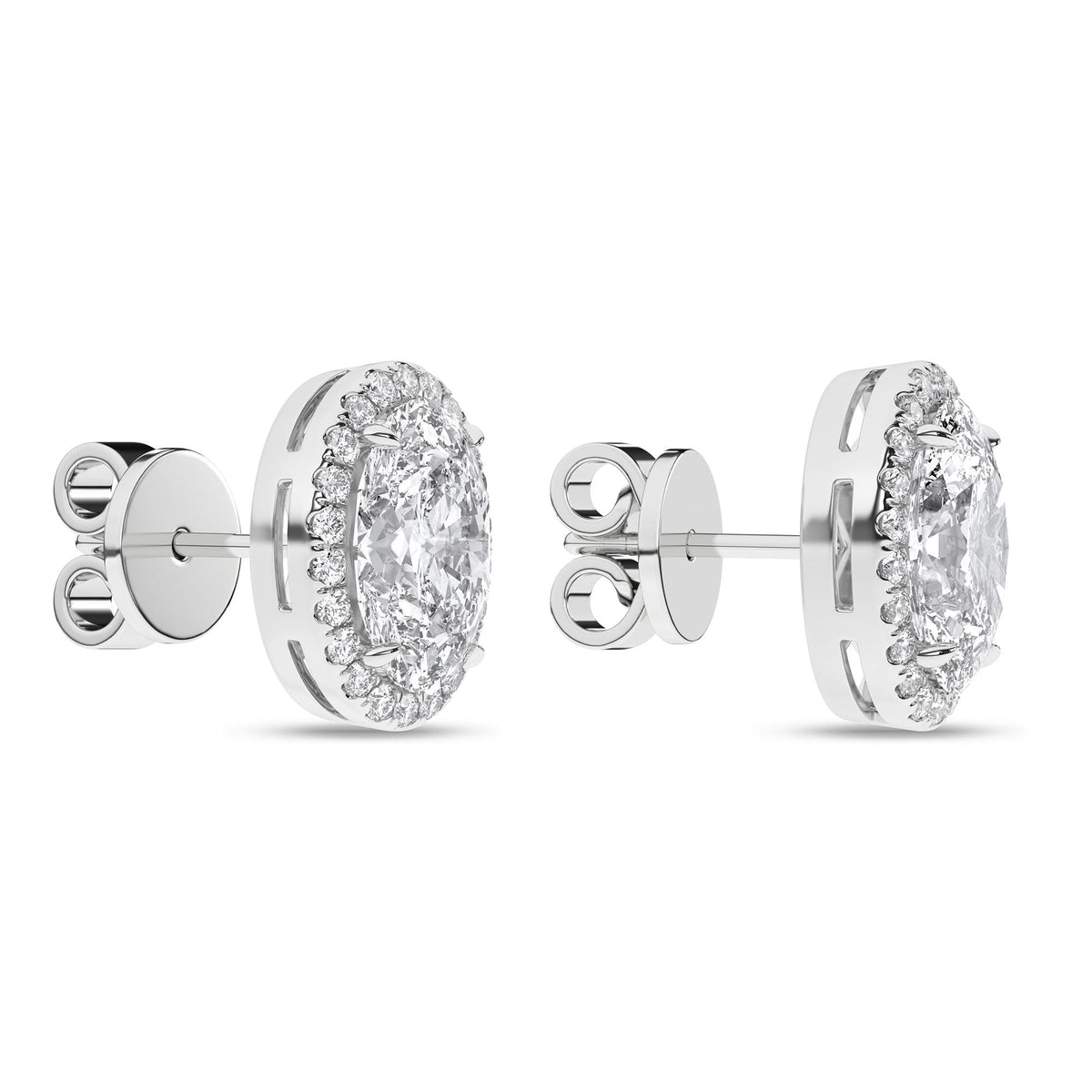 14K 2.25CT Certified Lab Grown Diamond Earrings