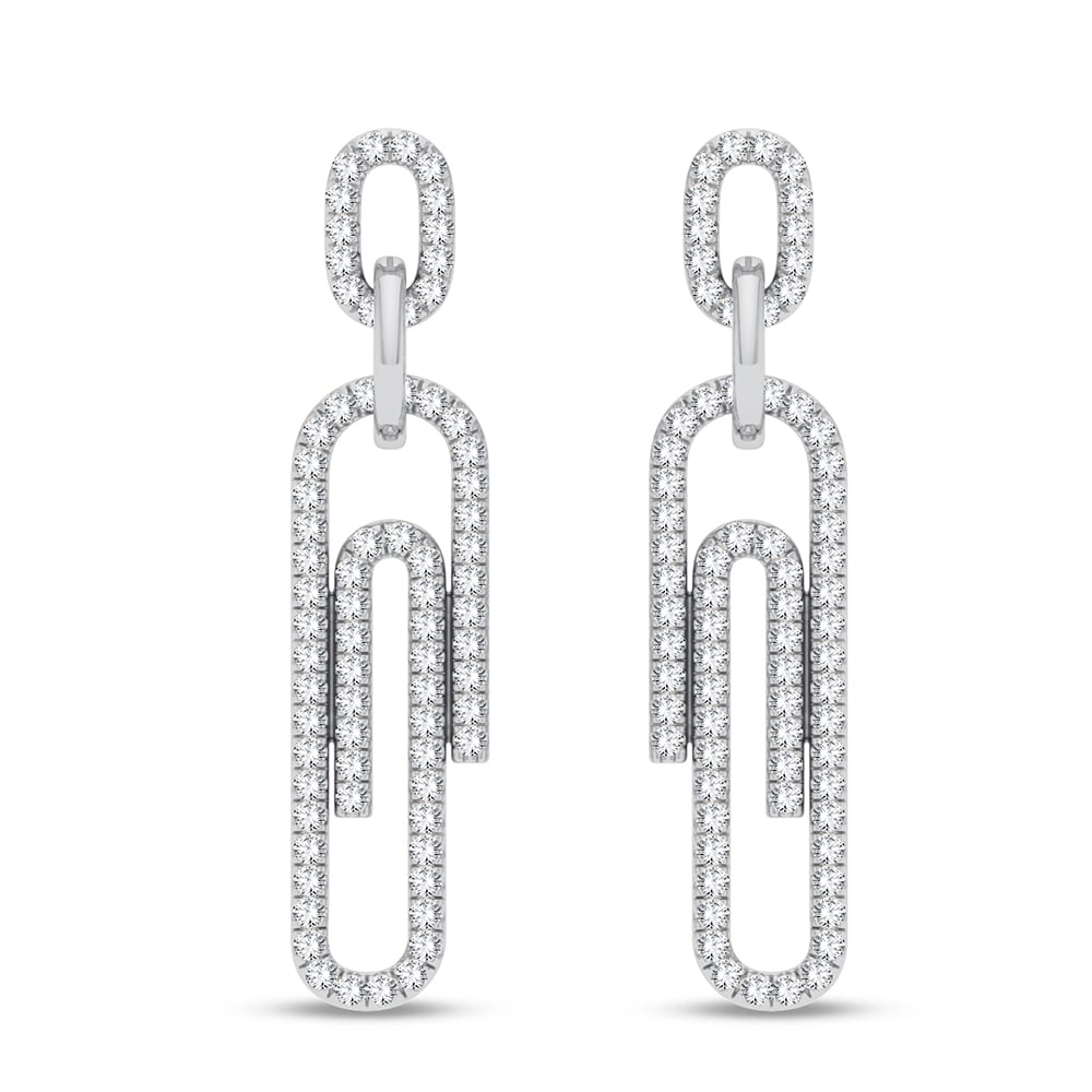 14K 0.33CT Diamond Earring