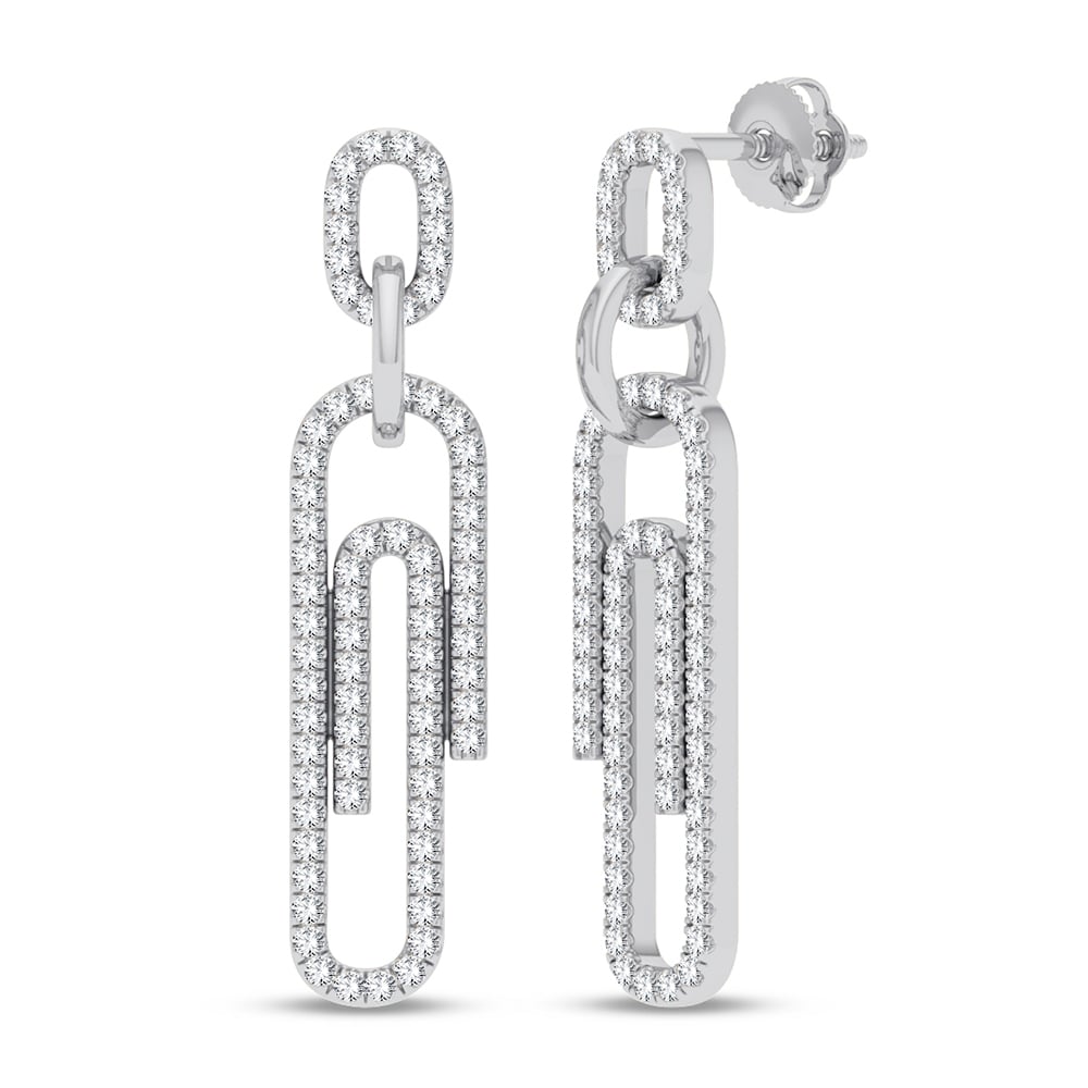 14K 0.33CT Diamond Earring