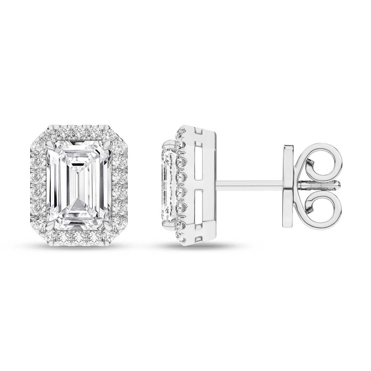 14K 2.25CT Certified Lab Grown Diamond Earrings
