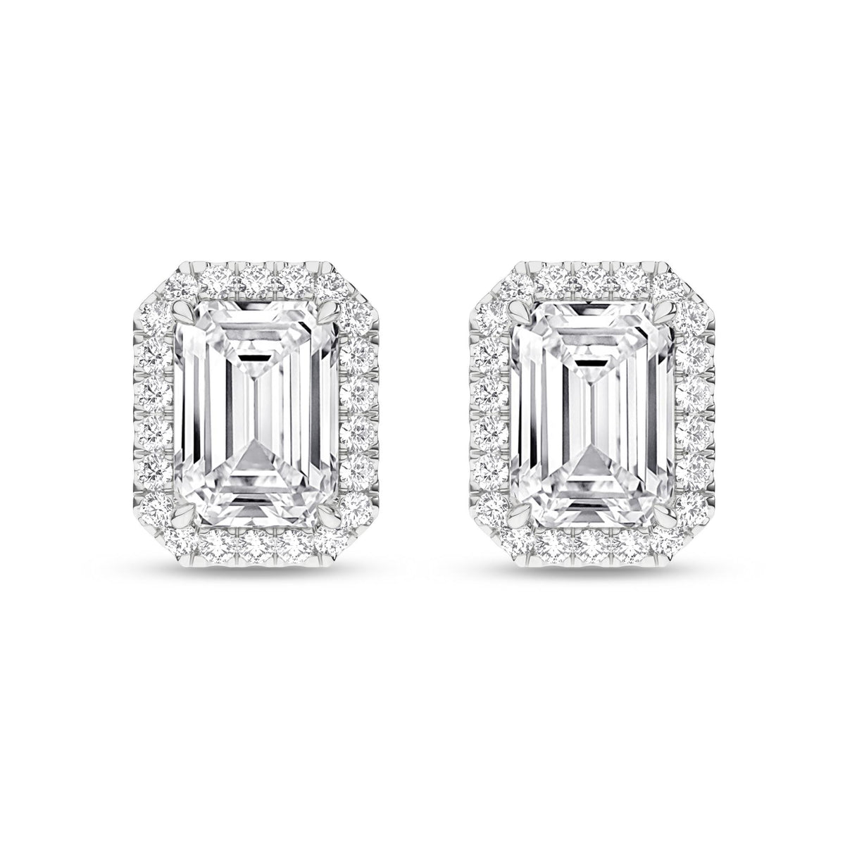 14K 2.25CT Certified Lab Grown Diamond Earrings
