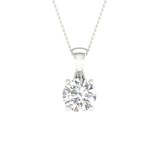 14K 0.50CT Certified Lab-grown Diamond Pendant (igi Certified)