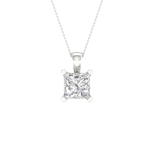 14K 2.00CT Certified Lab Grown Diamond Pendant ( Igi Certified )