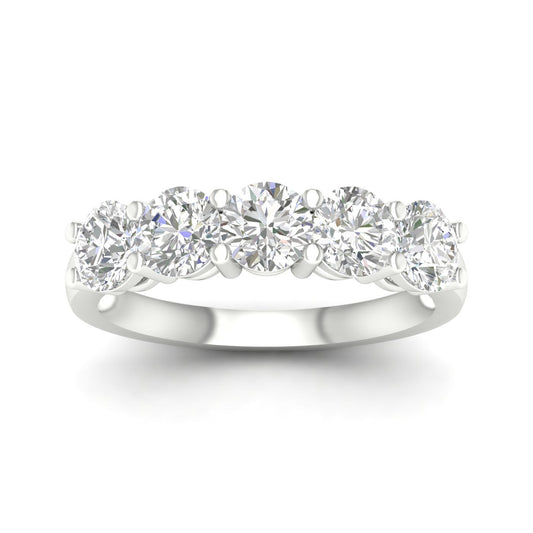 14K 2.00CT Certified Lab Grown Diamond Bands ( Igi Certified )