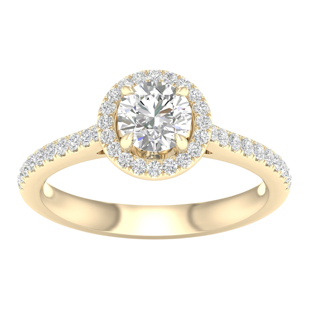 14K 1.25CT Certified Lab Grown Diamond Ring ( Igi Certified )