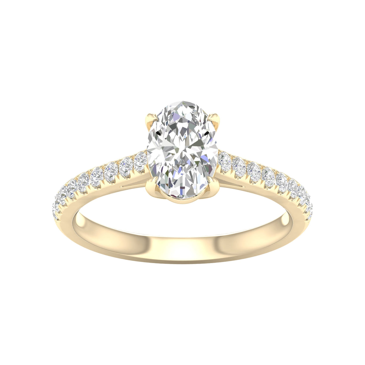 14K 1.75CT Certified Lab Grown Diamond Ring ( Igi Certified )